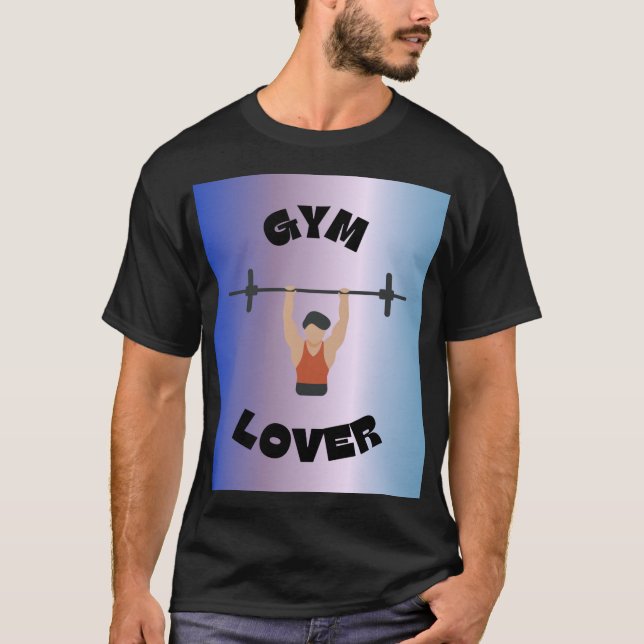 Alpha Lifter Black T - Shirt - Fitnessbekleidung (Vorderseite)