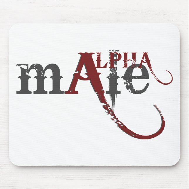 Alpha-Männchen Mousepad (Vorne)