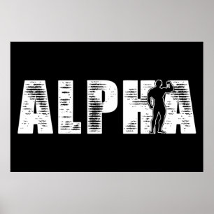Alpha-Männchen Poster