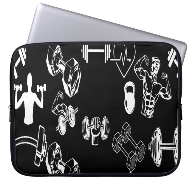 Alpha Mindset Laptop Black Sleeve (Vorderseite)