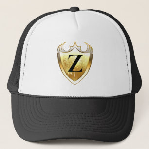 Alpha Monogram Z Artistic Letter Everyday Style Truckerkappe