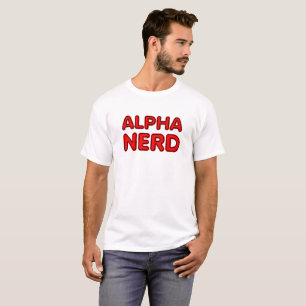 Alpha Nerd Lustiges T-Shirt