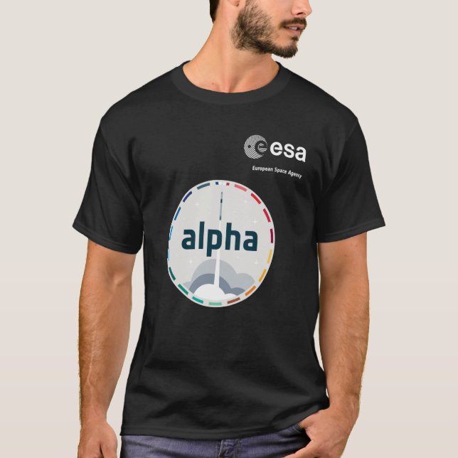 Alpha-Patch der ESA-Mission der Europäischen Weltr T-Shirt (Vorderseite)