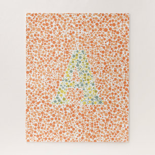 Alpha puzzle d'essai d'oeil