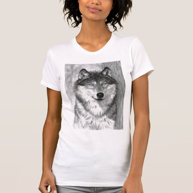 Alpha T-shirt de loup (Devant)