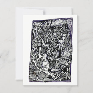 Alpha Warrior von Brian Benson Flat Card