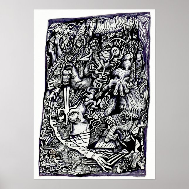 Alpha Warrior, von Brian Benson Poster (Vorne)