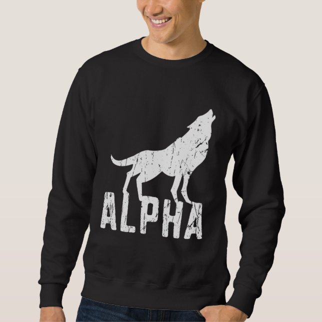 Alpha  wildlife halloween sweatshirt (Vorderseite)