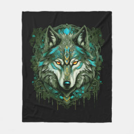 Alpha Wolf Fleecedecke
