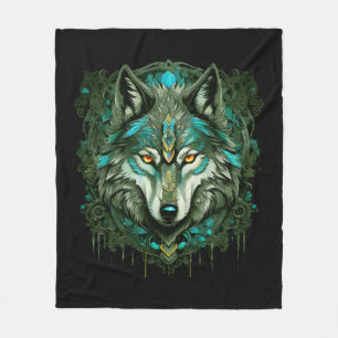 Alpha-Wolf Fleecedecke