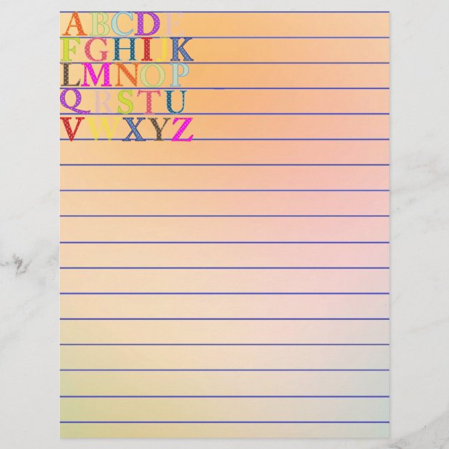 Alphabet (Vorderseite)