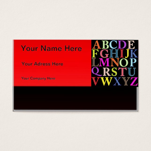 Alphabet (Vorderseite)