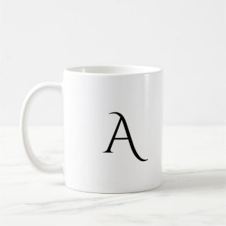 Alphabet A Café Mug