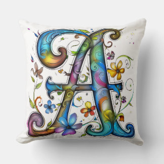 Alphabet "A" Zierkissen