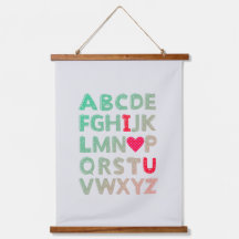 Alphabet ABC I Liebe Sie Einzigartiger Valentinsta