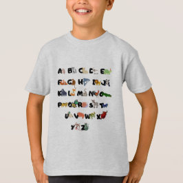 Alphabet Abc lustig, Shirts Tiere