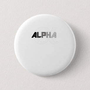 Alphabet Alpha Greek Button
