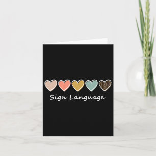 Alphabet Amerikanisch Asl Lehrer Sing Sprache  Karte