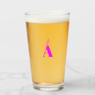 Alphabet-Anfangsbuchstaben anpassen, personalisier Glas