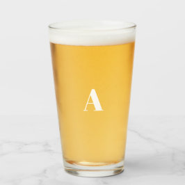 Alphabet-Anfangsbuchstaben anpassen, personalisier Glas