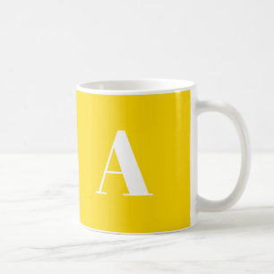 Alphabet-Anfangsbuchstaben anpassen, personalisier Kaffeetasse