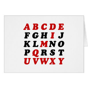 Alphabet anglais