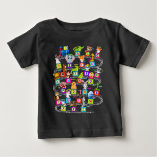 Alphabet Animal ABCs Learning Baby T-shirt