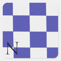 Alphabet-Aufkleber für die Signalflagge N