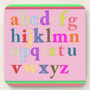 Alphabet Beverage Coaster Getränkeuntersetzer