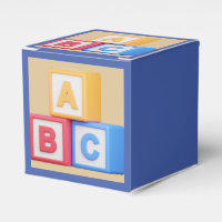 Alphabet Blöcke A-B-C Gefälligkeitsboxen