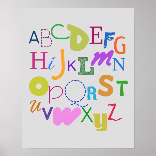 alphabet (bold) poster (Vorne)