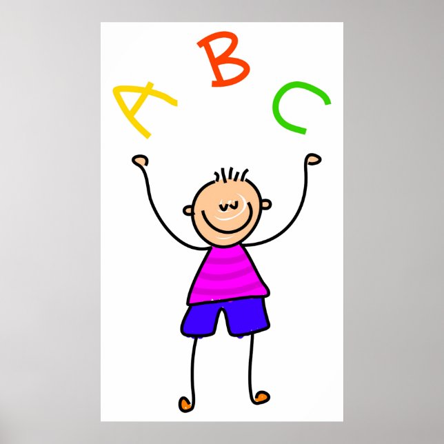 Alphabet Boy Poster (Vorne)