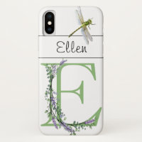 Alphabet Brief E Lavender Eukalyptus Dragonfly