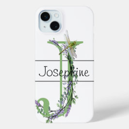 Alphabet Brief J, Aquarelllavender Dragonfly Case-Mate iPhone Hülle
