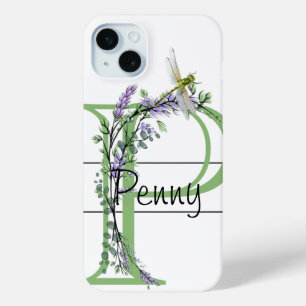 Alphabet Brief P, Aquarelllavender Dragonfly Case-Mate iPhone Hülle