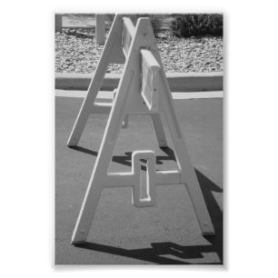 Alphabet-Buchstabe-Foto A5 Schwarzweiss-4x6 Fotodruck