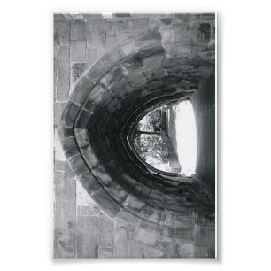 Alphabet-Buchstabe-Fotografie C2 Schwarzweiss-4x6 Fotodruck