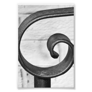Alphabet-Buchstabe-Fotografie G9 Schwarzweiss-4x6 Fotodruck