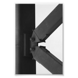 Alphabet-Buchstabe-Fotografie K3 Schwarzweiss-4x6 Fotodruck