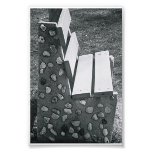 Alphabet-Buchstabe-Fotografie L1 Schwarzweiss-4x6 Fotodruck