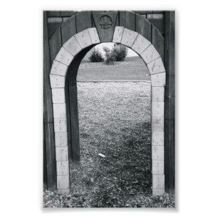 Alphabet-Buchstabe-Fotografie-N2 Schwarzweiss-4x6 Fotodruck