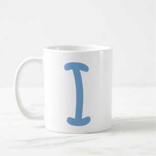 Alphabet Buchstabe I Kaffeetasse