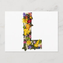 Alphabet Buchstaben Blumen