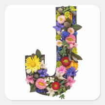 Alphabet Buchstaben Blumen