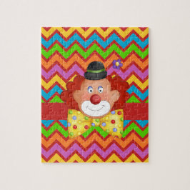 Alphabet C Pour Puzzle Clown Avec Boîte Cadeau