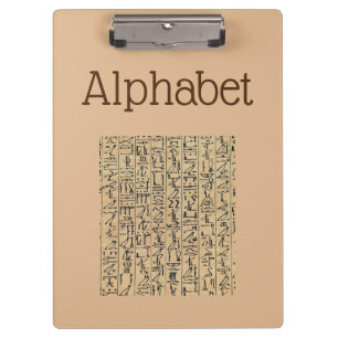 Alphabet Clipboard Klemmbrett