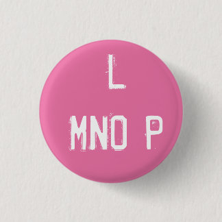 Alphabet Collectible "L MNOP" (#12) Button