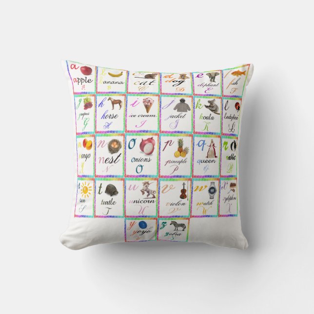 Alphabet Coussin (Recto)