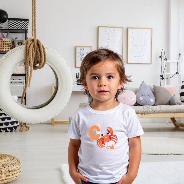 Alphabet Crab Kleinkind T-shirt (Von Creator hochgeladen)