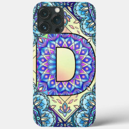 Alphabet D mandala Case-Mate iPhone Hülle